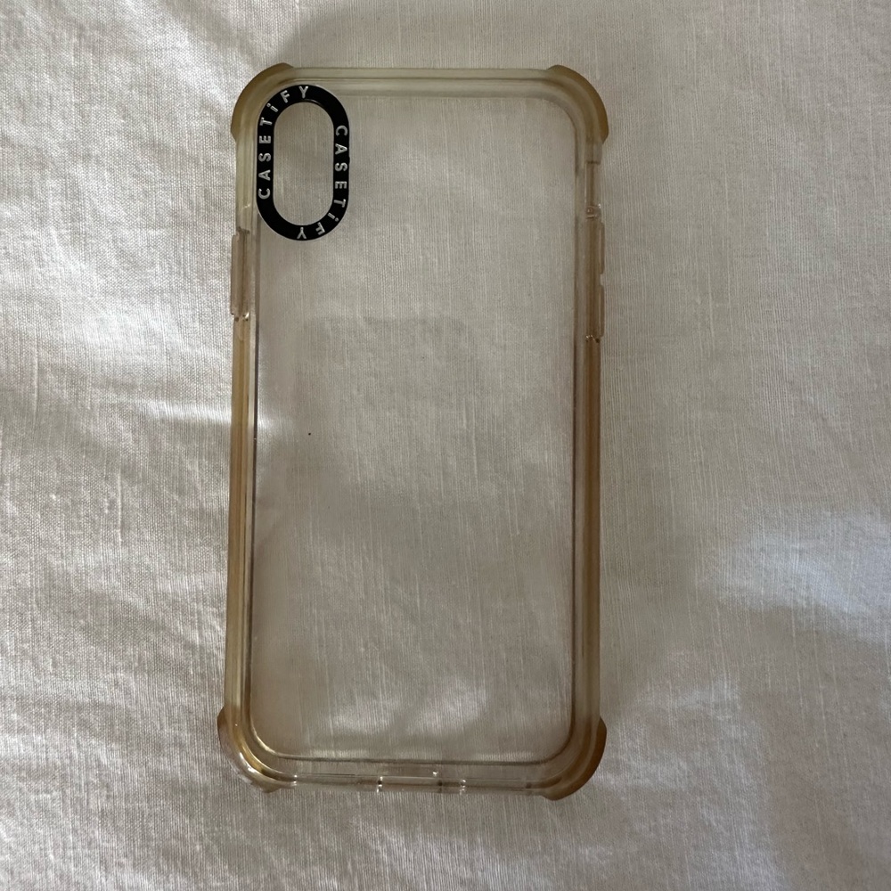 Castify iPhone X case: clear